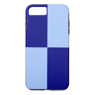Light and Dark Blue Rectangles iPhone 8 Plus Case