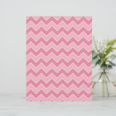 Light and Dark Pink Chevron Pattern Scrapbook Page (Standing Front)