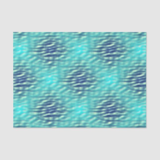 Light and Dark Pool Water Pattern Tissue Paper (Front)
