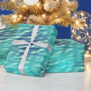 Light and Dark Pool Water Pattern Wrapping Paper