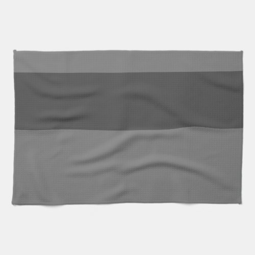 Light and dark stone gray two tone kitchen towel