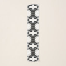 Light and Darkness Abstract Black White Fluid Art