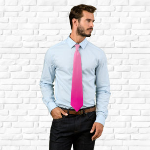Light and Hot Pink Ombre Neck Tie