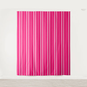 Light and Hot Pink Stylish Stripes Pattern Design  Tapestry
