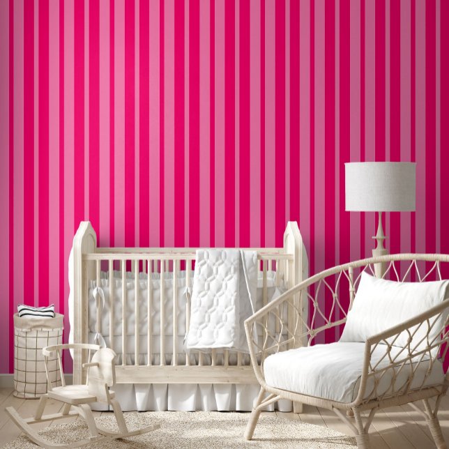 Light and Hot Pink Stylish Stripes Pattern Design  Wallpaper (Creator Uploaded)
