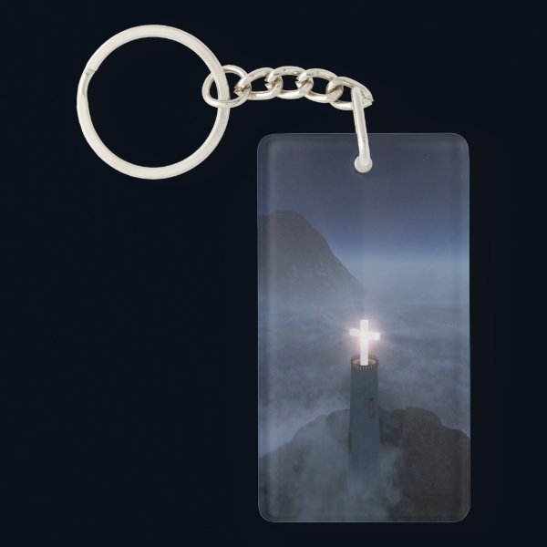 Light and Salvation Acrylic Keychain