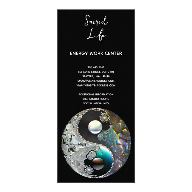 Light and Shadow | Yin Yang Rack Card (Back)