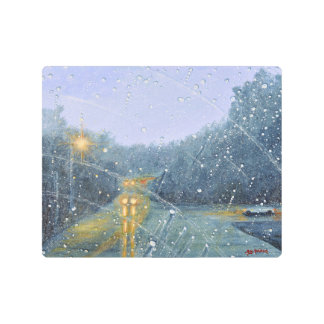 Light and Warmth on a Rainy Day Metal Print