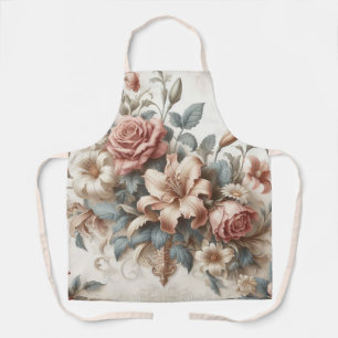 Light Antique Floral Perfection Apron