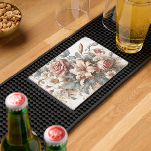 Light Antique Floral Perfection Bar Mat