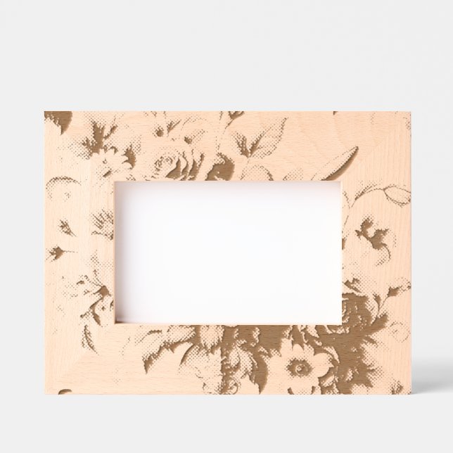 Light Antique Floral Perfection Engraved Frames (Front)