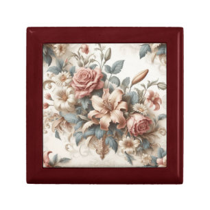 Light Antique Floral Perfection Gift Box
