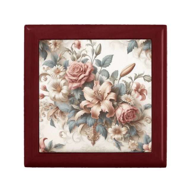 Light Antique Floral Perfection Gift Box (Front)