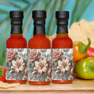 Light Antique Floral Perfection Hot Sauces