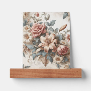 Light Antique Floral Perfection Picture Ledge