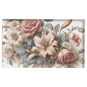 Light Antique Floral Perfection Place Card Holder