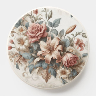 Light Antique Floral Perfection PopSocket