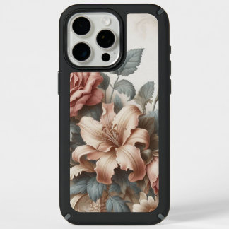 Light Antique Floral Perfection iPhone 15 Pro Max Case