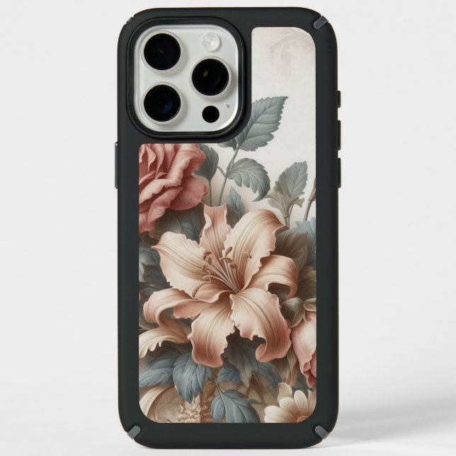 Light Antique Floral Perfection Speck iPhone Case (Front)