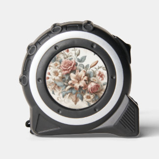 Light Antique Floral Perfection Tape Measure