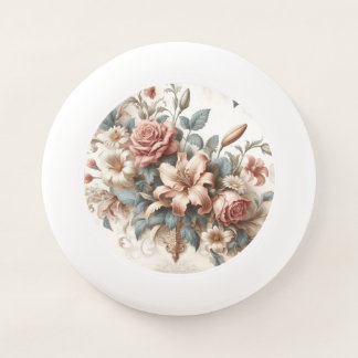Light Antique Floral Perfection Wham-O Frisbee