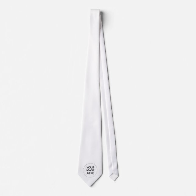 Light Apparel Only Image Template Tie (Front)