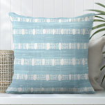 Light Aqua Decorative Pillow<br><div class="desc">This Stunning Light Aqua and White Decorative Throw Pillow by Totally Coast is in 100% high quality cotton. This design features a stunning hand block style print design in white ink on a textured light aqua blue background. This coastal throw pillow is also available the other sizes of 16"x16" and...</div>