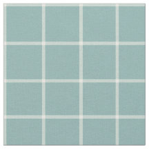 Light Aqua Windowpane Check Plaid