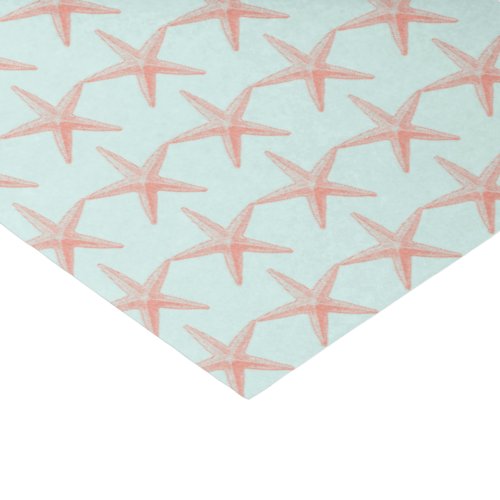 Light Aquamarine Coral Starfish 10lb Tissue Paper