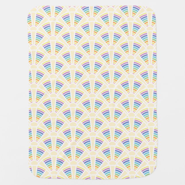 Light Arches Baby Blanket (Front)