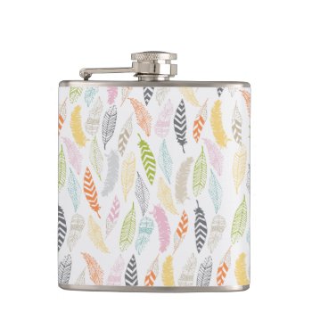 Light As A Feather By Origami Prints Flask by origamiprints at Zazzle
