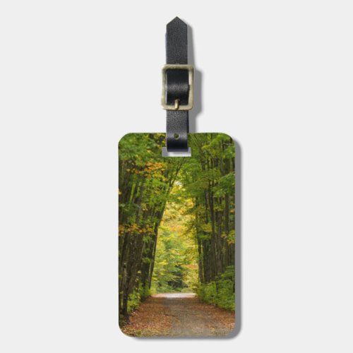 Light At The End Of A Tunnel Of Trees Luggage Tag