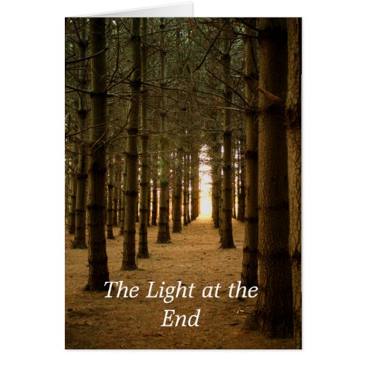 Light at the End of the Tunnel Card (Front)