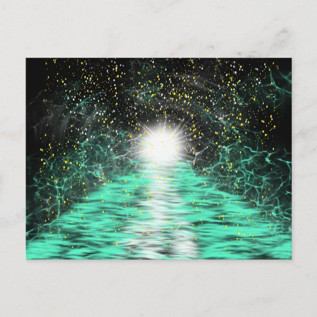 Light at the end of the tunnel Christian Hope Art Postcard (Front)