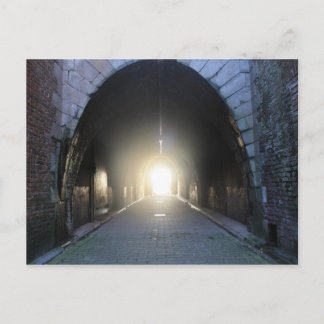 Light at the end postcard
