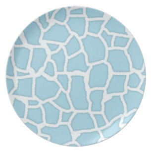 Blue Animal Prints Plates | Zazzle Blue Animal Prints Plates | Zazzle