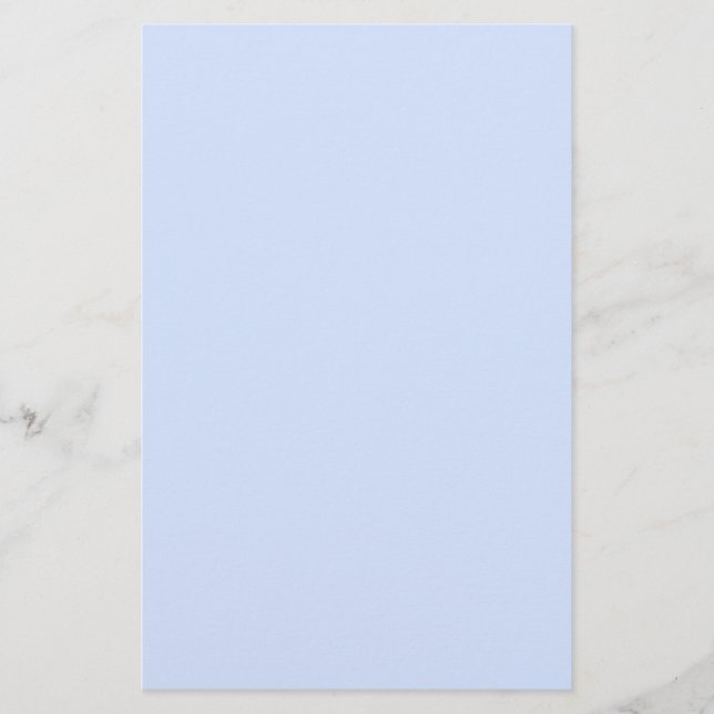 Light Baby Blue Stationery (Front)