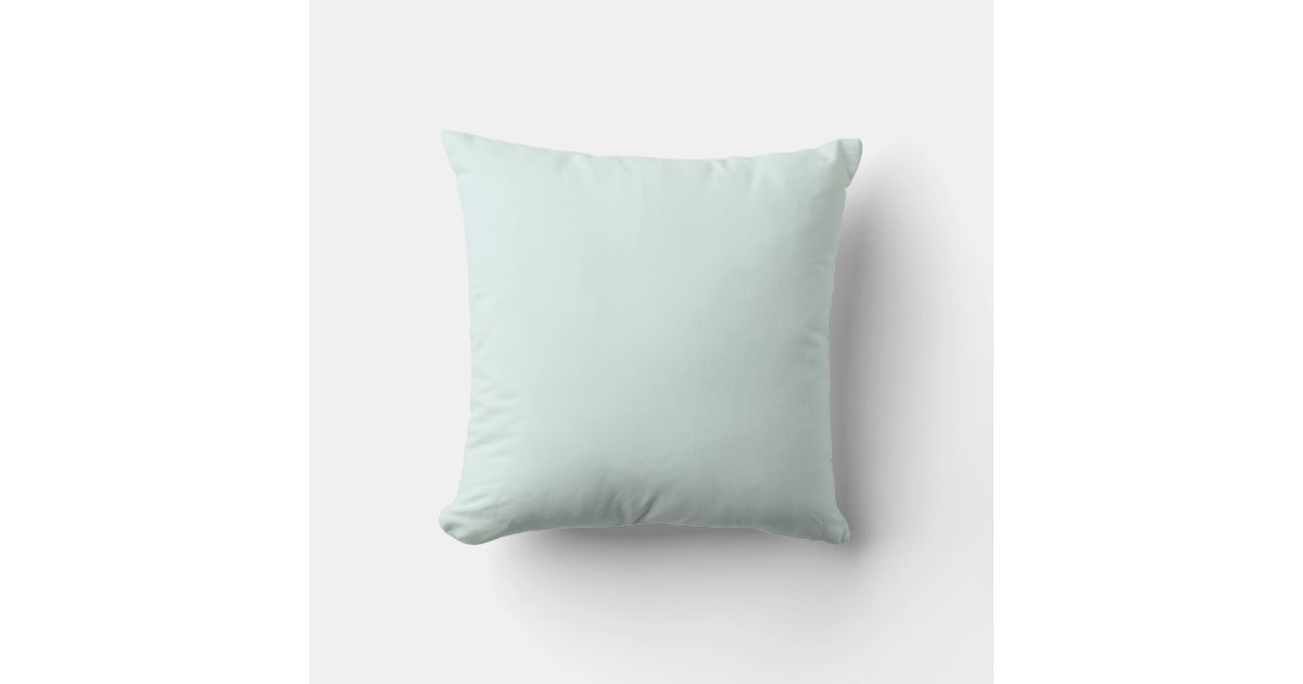 Light baby blue throw pillow Zazzle