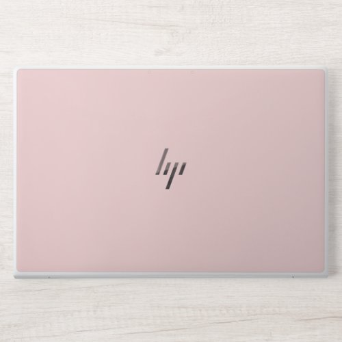 Light Baby Pink HP Laptop Skin