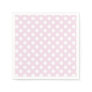 Light Baby Pink & White Polka Dots Birthday Party Napkins