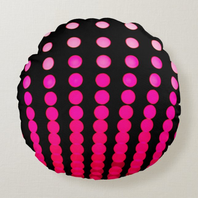 Light Background Round Pillow (Front)