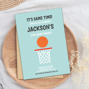Light Background Sports Theme Invitation