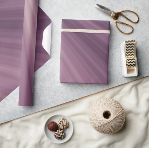 Light Beams On Mauve Wrapping Paper