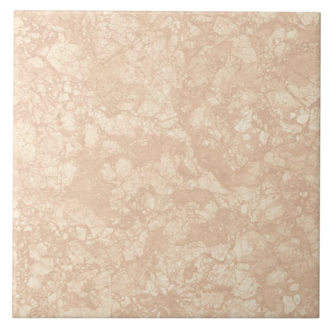 Light Beige Cream Marble Terrazzo Texture   Ceramic Tile (Front)