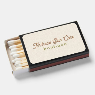 Light beige Line Texture Matchboxes