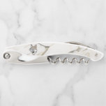 Light Beige Marble And Wolf Waiter's Corkscrew