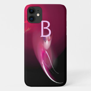 LIGHT BIRD IN PINK FUCHSIA MONOGRAM iPhone 11 CASE