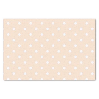 Light Bisque Polka Dots Tissue Paper by LokisColors at Zazzle
