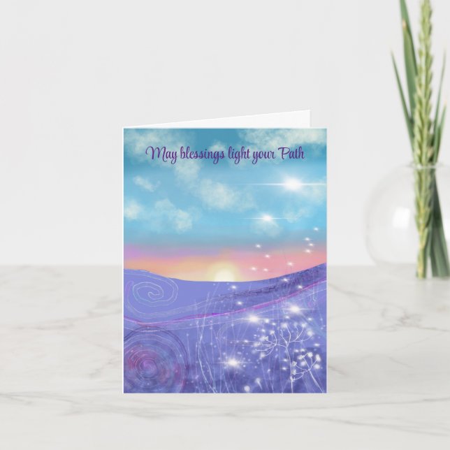 Light blessings card (Front)