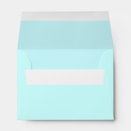 Light Blue A6 Inside Color Envelope